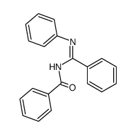 N-benzoyl-N'-phenyl-benzamidine Structure