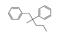 (2-methyl-1-phenylpentan-2-yl)benzene结构式