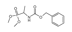 (+/-)-1-(benzyloxycarbonylamino)-1-dimethylphosphonylethane结构式