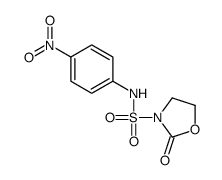 N-(4-nitrophenyl)-2-oxo-1,3-oxazolidine-3-sulfonamide Structure