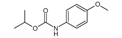 Carbamic acid, (4-methoxyphenyl)-, 1-methylethyl ester结构式