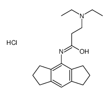 3-diethylamino-N-(1,2,3,5,6,7-hexahydro-s-indacen-4-yl)propanamide hyd rochloride结构式