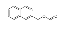 acetic acid-[3]isoquinolylmethyl ester结构式