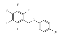 1-[(4-chlorophenoxy)methyl]-2,3,4,5,6-pentafluorobenzene Structure