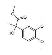 methyl 2-(3,4-dimethoxyphenyl)-2-hydroxypropanoate Structure