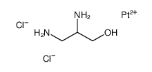 2,3-diaminopropan-1-ol,platinum(2+),dichloride Structure