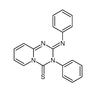 3-Phenyl-2-phenylimino-pyrido(1,2-a)-1,3,5-triazin-4-thion Structure