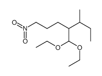 4-(diethoxymethyl)-5-methyl-1-nitroheptane结构式