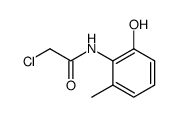 2-chloro-N-(2-hydroxy-6-methylphenyl)-acetamide结构式