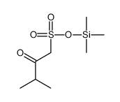 trimethylsilyl 3-methyl-2-oxobutane-1-sulfonate Structure