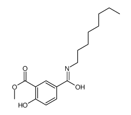 methyl 2-hydroxy-5-(octylcarbamoyl)benzoate Structure