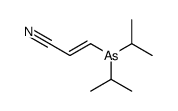 3-di(propan-2-yl)arsanylprop-2-enenitrile结构式