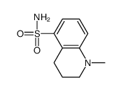 1-methyl-3,4-dihydro-2H-quinoline-5-sulfonamide Structure