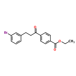 Ethyl 4-[3-(3-bromophenyl)propanoyl]benzoate图片