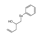 1-phenylselanylpent-4-en-2-ol Structure