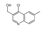 (4-chloro-6-methylquinolin-3-yl)methanol结构式