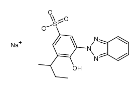 SODIUM BENZOTRIAZOLYL BUTYLPHENOL SULFONATE结构式