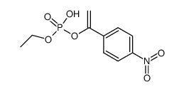 ethyl (1-(4-nitrophenyl)vinyl) hydrogen phosphate Structure