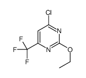 4-chloro-2-ethoxy-6-(trifluoromethyl)pyrimidine Structure