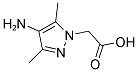 (4-AMINO-3,5-DIMETHYL-PYRAZOL-1-YL)-ACETIC ACID Structure