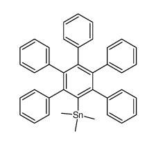 trimethyl(4',5',6'-triphenyl-[1,1':2',1''-terphenyl]-3'-yl)stannane Structure