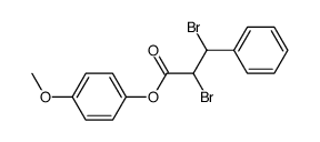 4-methoxyphenyl 2,3-dibromo-3-phenylpropanoate结构式