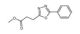 methyl 3-(5-phenyl-1,3,4-oxadiazol-2-yl)propanoate Structure