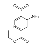 4-氨基-5-硝基-2-吡啶羧酸乙酯结构式