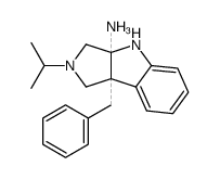 8a-benzyl-2-isopropyl-2,3,4,8b-tetrahydro-1H-pyrrolo[3,4-b]indol-3a-ylamine Structure