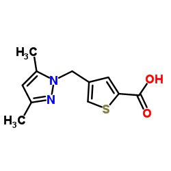 4-[(3,5-DIMETHYL-1H-PYRAZOL-1-YL)METHYL]THIOPHENE-2-CARBOXYLIC ACID图片