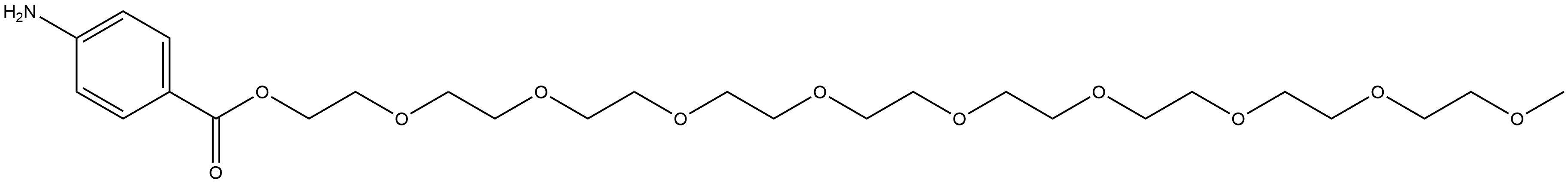 2,5,8,11,14,17,20,23,26-Nonaoxaoctacosan-28-ol, p-aminobenzoate