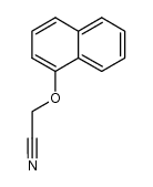 2-(naphthalen-1-yloxy)acetonitrile Structure