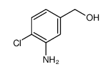 (3-氨基-4-氯苯基)甲醇结构式