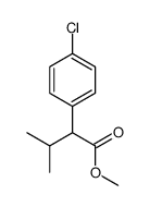 methyl 2-(4-chlorophenyl)-3-methylbutanoate Structure