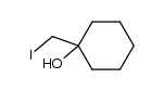 1-iodomethyl-1-cyclohexanol结构式