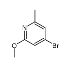 4-溴-2-甲氧基-6-甲基吡啶结构式