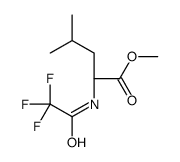 N-Trifluoroacetyl-L-leucine methyl ester结构式