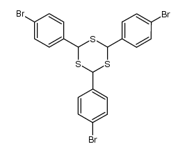 2,4,6-tris-(4-bromo-phenyl)-[1,3,5]trithiane结构式