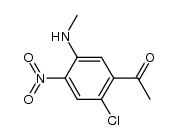 2-chloro-4-nitro-5-(N-methylamino)acetophenone Structure