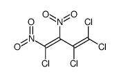 1,1,2,4-tetrachloro-3,4-dinitrobuta-1,3-diene Structure