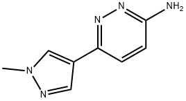 6-(1-methyl-1H-pyrazol-4-yl)pyridazin-3-amine Structure