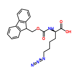 Fmoc-D-Lys(N3)-OH Structure