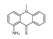 1-amino-10-methylacridine-9-thione结构式