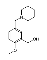 (2-Methoxy-5-piperidin-1-ylmethyl-phenyl)-methanol Structure