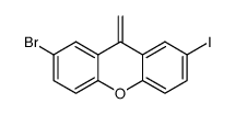 2-bromo-7-iodo-9-methylene-9H-xanthene Structure