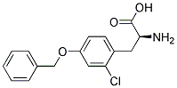 (S)-2-AMINO-3-(4-BENZYLOXY-2-CHLORO-PHENYL)-PROPIONIC ACID结构式