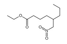 ethyl 5-(nitromethyl)octanoate结构式