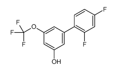 3-(2,4-difluorophenyl)-5-(trifluoromethoxy)phenol Structure