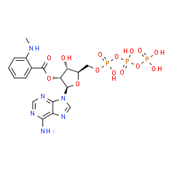 2'-O-(N-methylanthraniloyl)ATP结构式