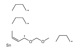 tributyl-[(1S)-1-(methoxymethoxy)but-2-enyl]stannane Structure